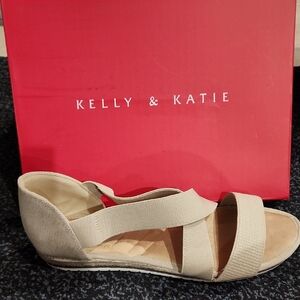 Kelly & Katie Veeno Espadrille Wedge Sandal